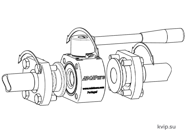ADCA M3HP кран шаровой для стерильных сред (DN 15 – 50)_Р5