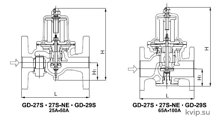 Yoshitake GD-27S-NE Редукционный клапан для воды